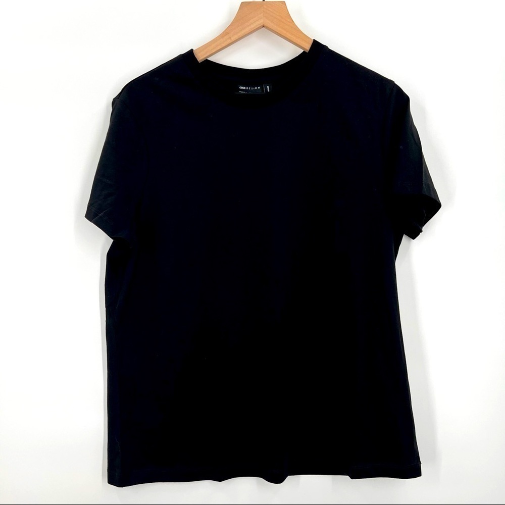 Asos Certified Organic design women’s crew neck short sleeve blouse